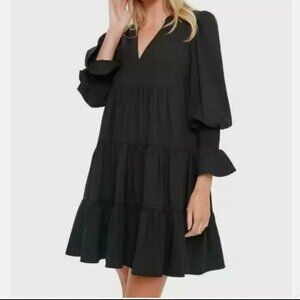 Tuckernuck Black Long Sleeve Dress